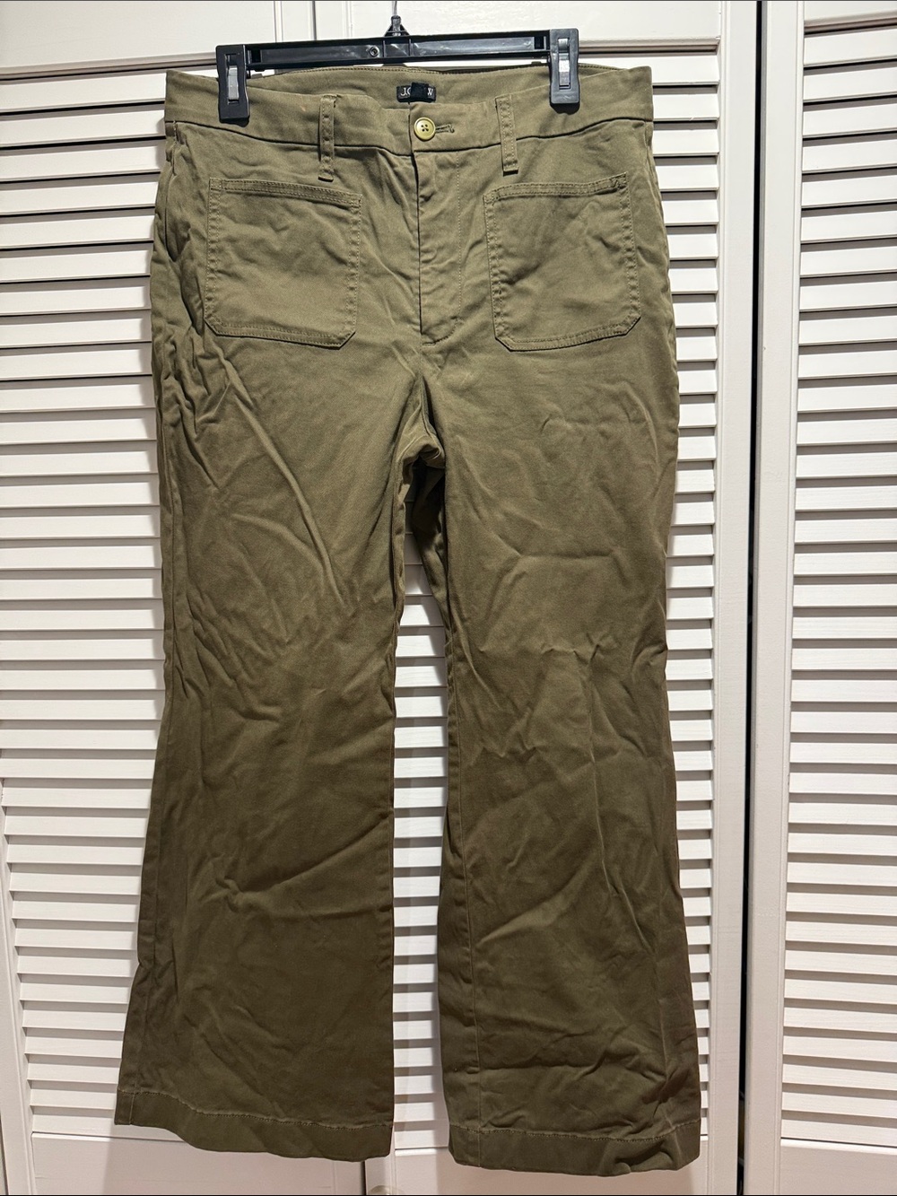 J Crew - cropped wide leg pants - size 30